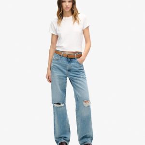 Jeans i Organic Cotton med vida ben