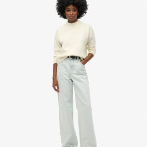 Jeans i Organic Cotton med vida ben
