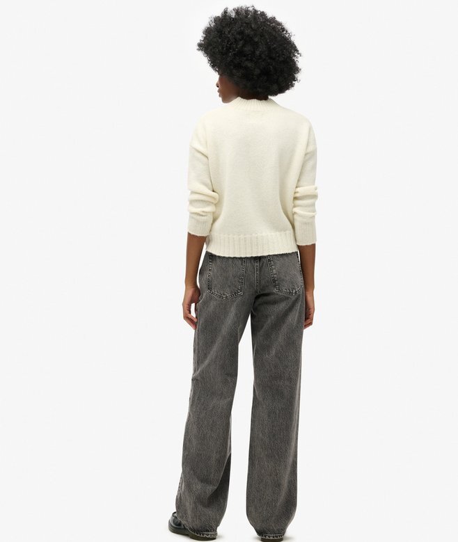 Jeans i Organic Cotton med vida ben - Bild 4