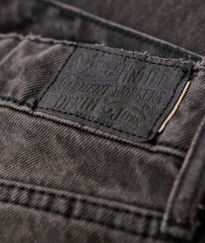 Jeans i Organic Cotton med vida ben - Bild 6