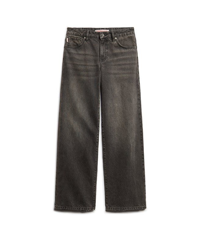 Jeans i Organic Cotton med vida ben - Bild 7