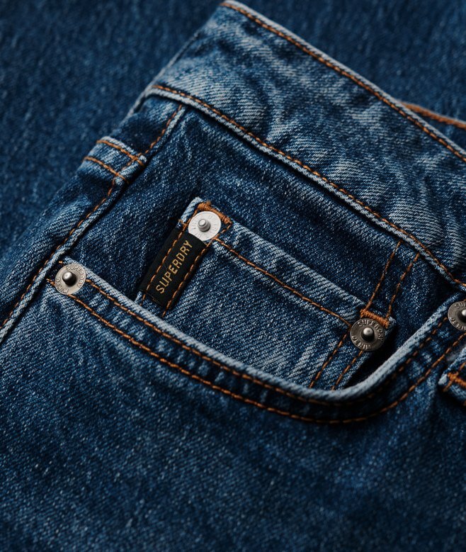 Slim-fit-jeans i Organic Cotton med medelhög midja - Bild 5
