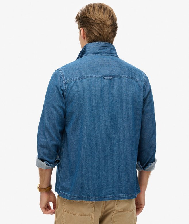 The Merchant Store – Indigo Overshirt - Bild 5