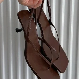 Emma minimalistiska sandaler med hög klack