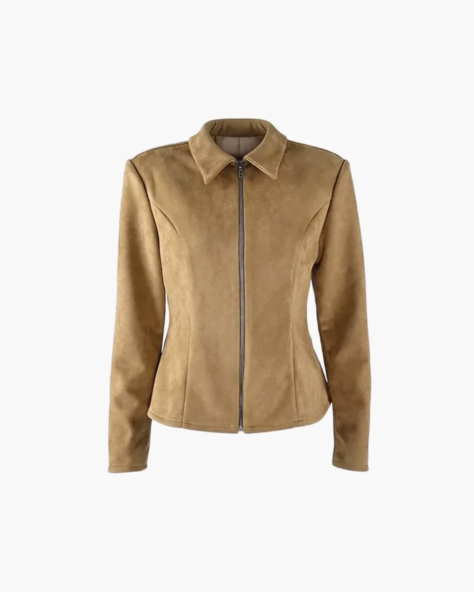 Mila jacka i fuskmocka - Bild 3