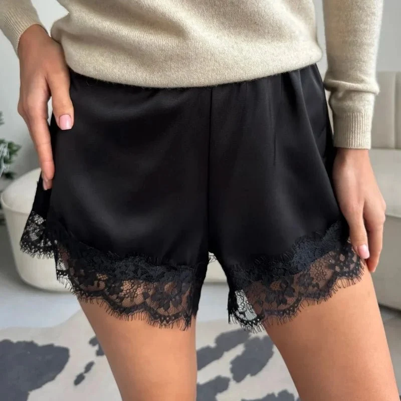 Veronica shorts i satinspets - Bild 2